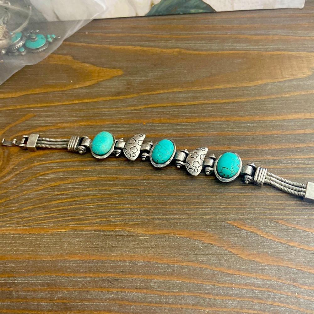 Heavy silver bracelet